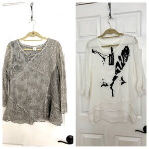 Bundle of 2 tops size L